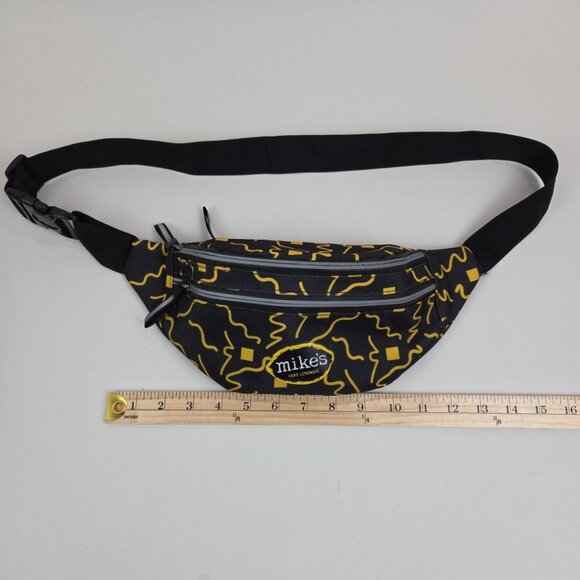Mike's Hard Lemonade Fanny Pack Waist Adjustable Black Yellow Belt - Picture 4 of 10